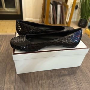 Coach sequin flats